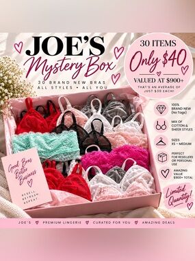 JOE’S MYSTERY BOX — INVENTORY CLEAROUT 💕